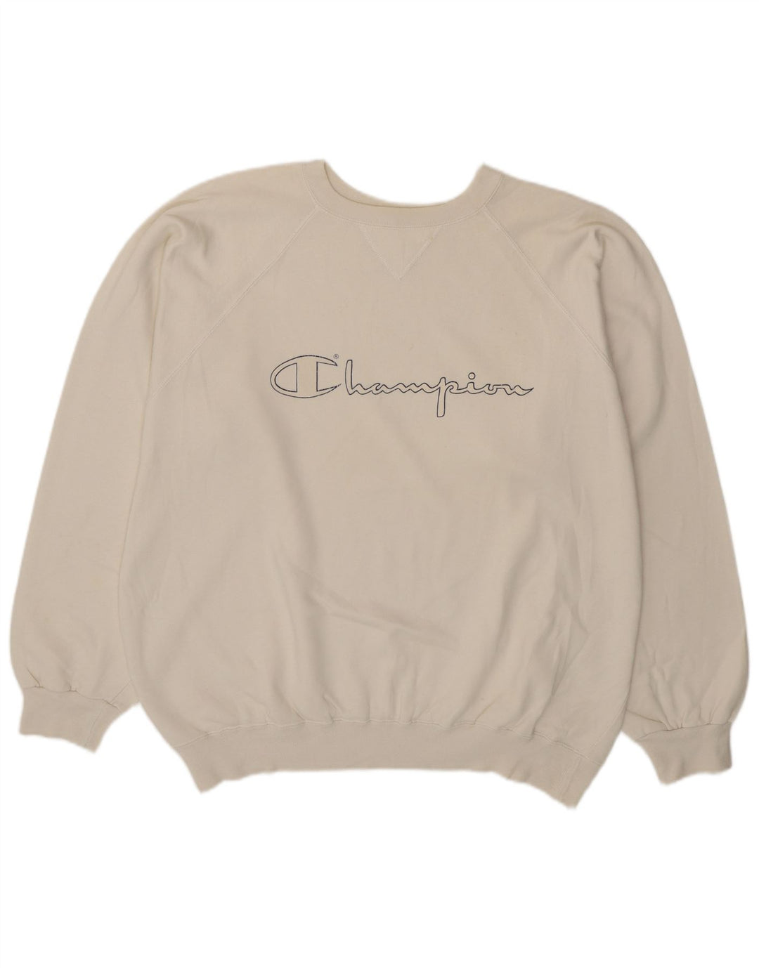 Champion Sweat-Shirt Graphique Homme XL Coton Blanc