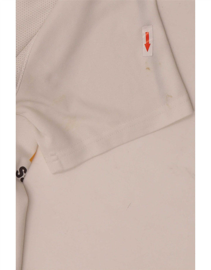 Nike T-shirt graphique pour homme en polyester blanc moyen