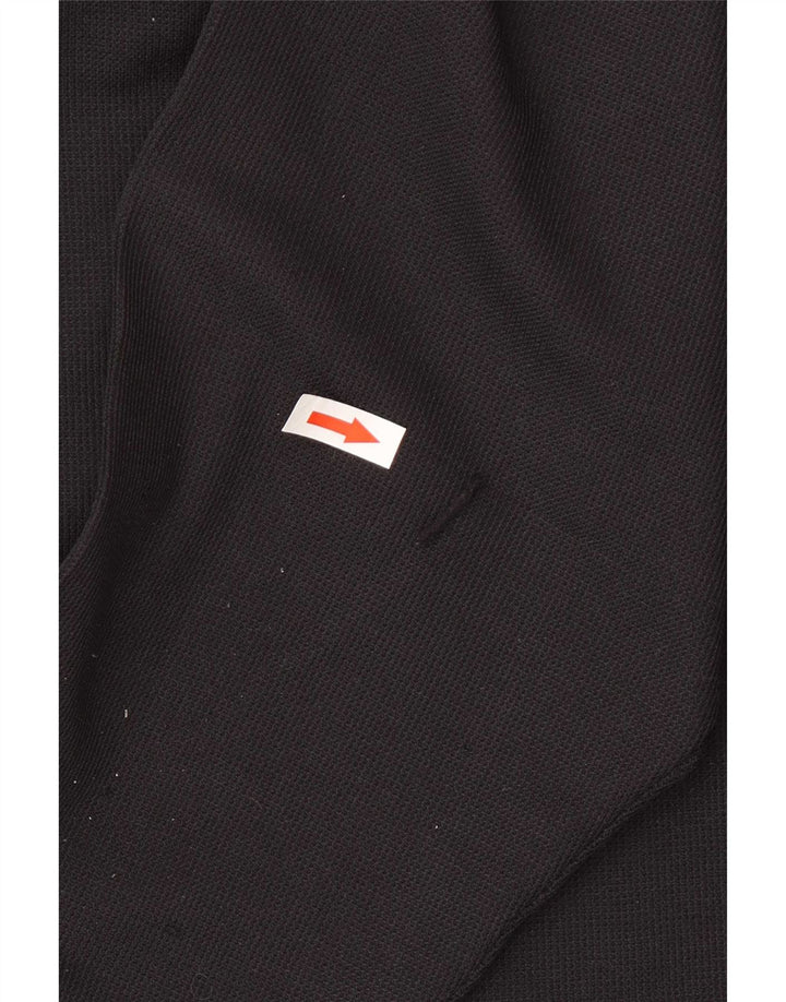 Jordan Haut graphique à manches longues pour hommes UK 42/44 Large Noir Polyester