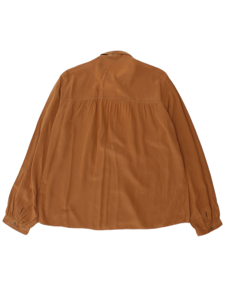 Chemise femme VINTAGE UK 18 XL Marron