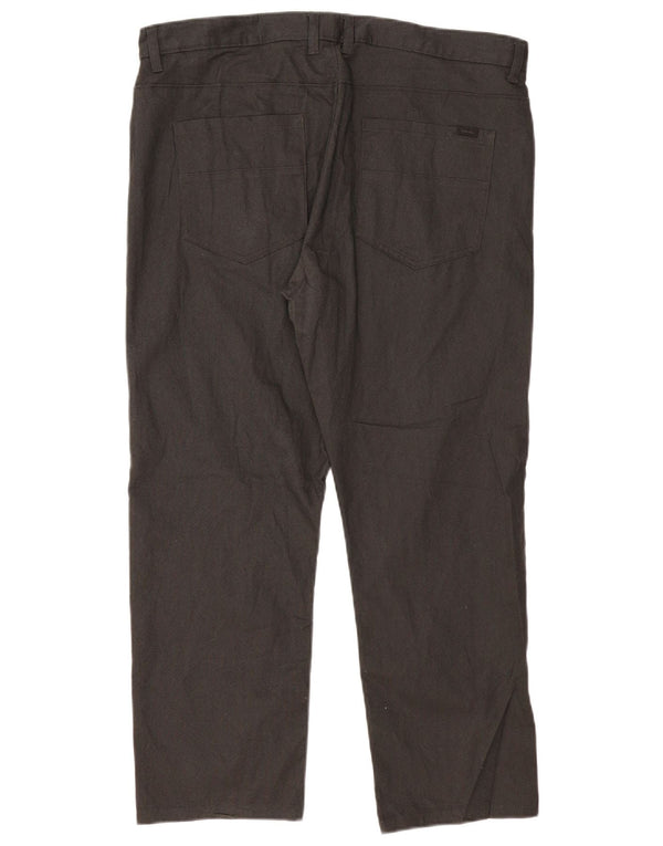 CALVIN KLEIN Pantalon décontracté coupe slim pour homme W36 L30 Noir Coton