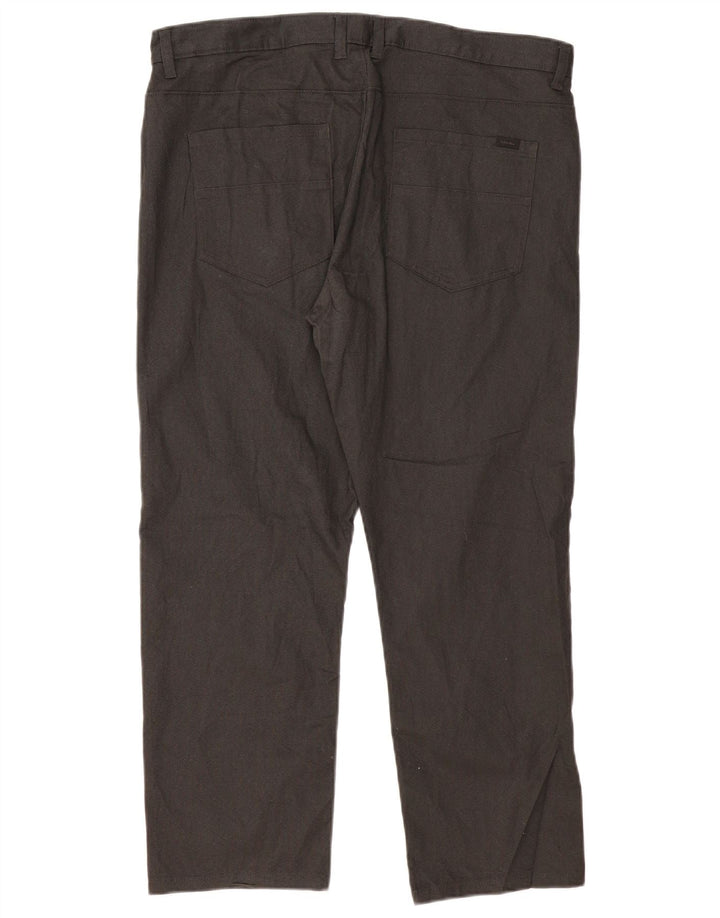 CALVIN KLEIN Pantalon décontracté coupe slim pour homme W36 L30 Noir Coton