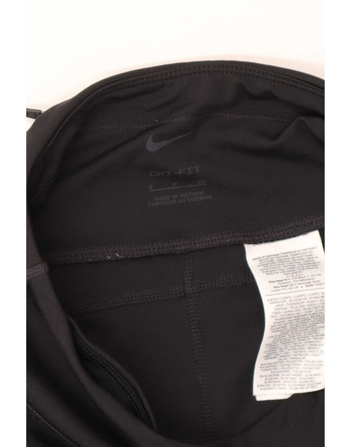 Nike Legging Dri Fit pour femme UK 8 Small Noir Colorblock Polyester