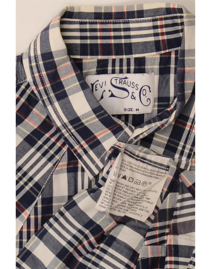 LEVI'S Chemise Homme Bleu Marine Moyen Carreaux Coton