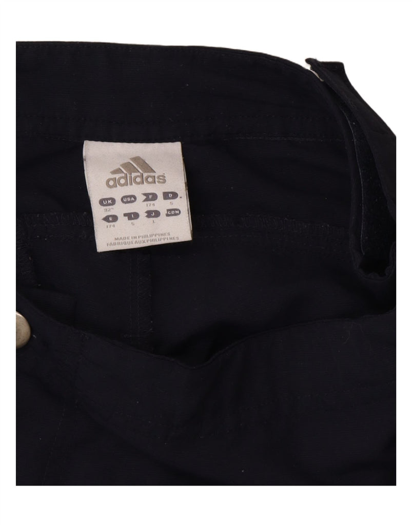 ADIDAS Mens Graphic Windbreaker Trousers Medium  Navy Blue Polyamide Vintage Adidas and Second-Hand Adidas from Messina Hembry 