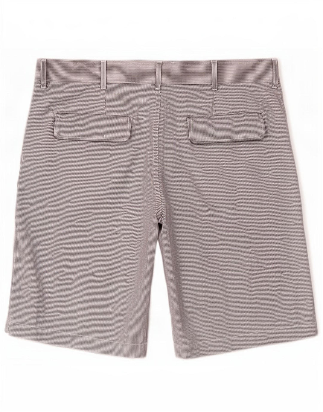 Benetton Short décontracté pour homme IT 48 Medium W38 Bleu rayé
