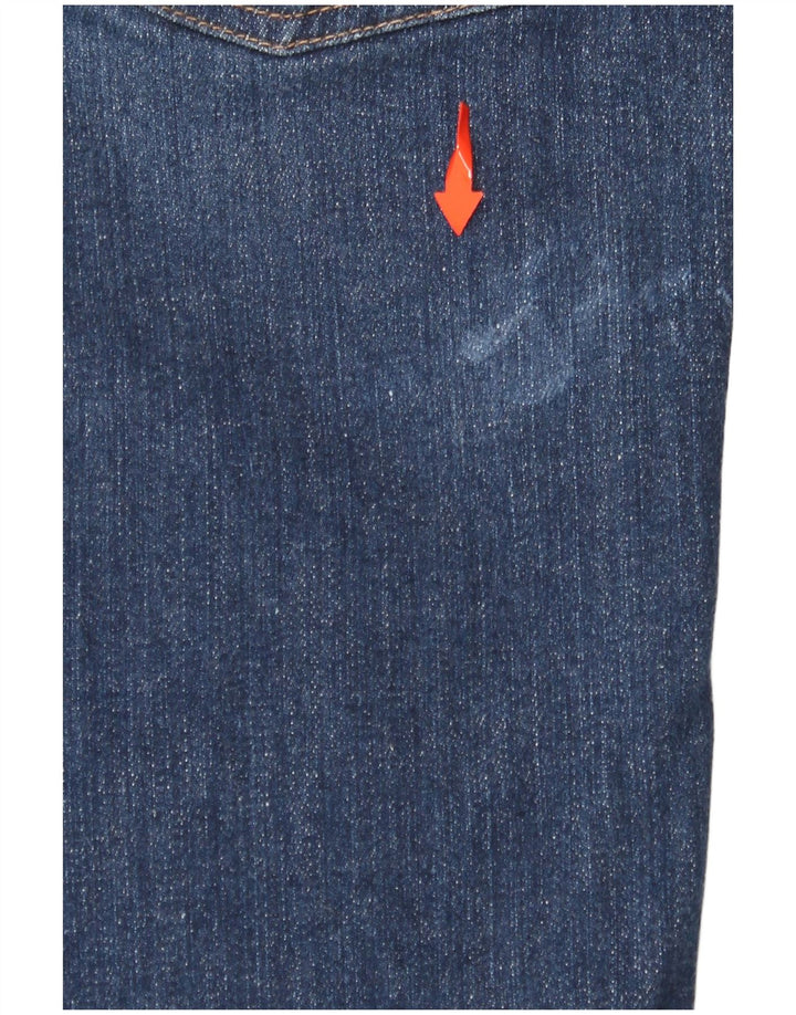 FAT FACE Jean Elise à jambe large pour femme UK 8 Small W28 L28 Bleu marine