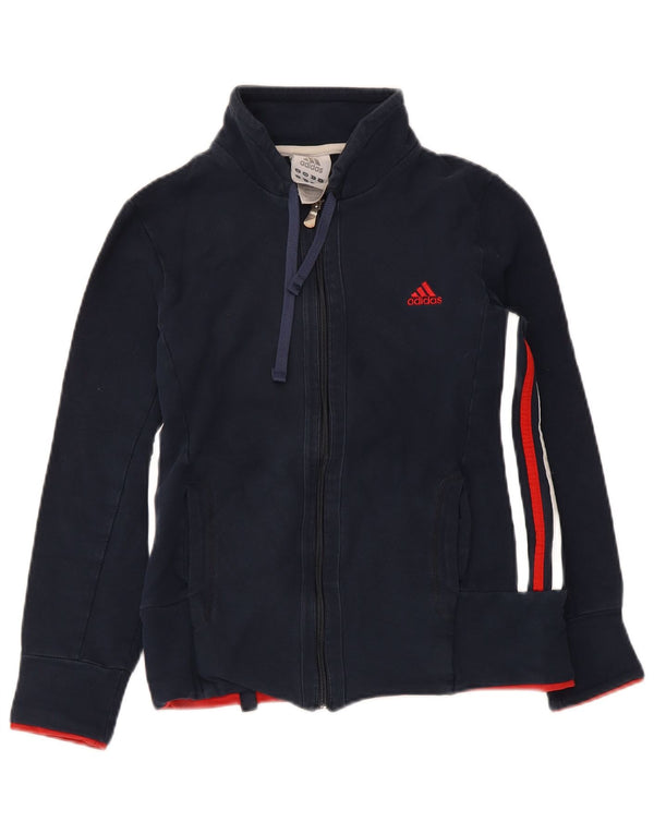 Adidas Veste de survêtement coupe régulière pour garçon 9-10 ans Petit Bleu marine
