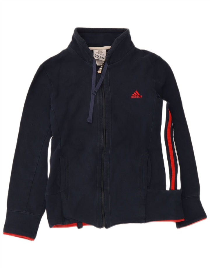 Adidas Veste de survêtement coupe régulière pour garçon 9-10 ans Petit Bleu marine