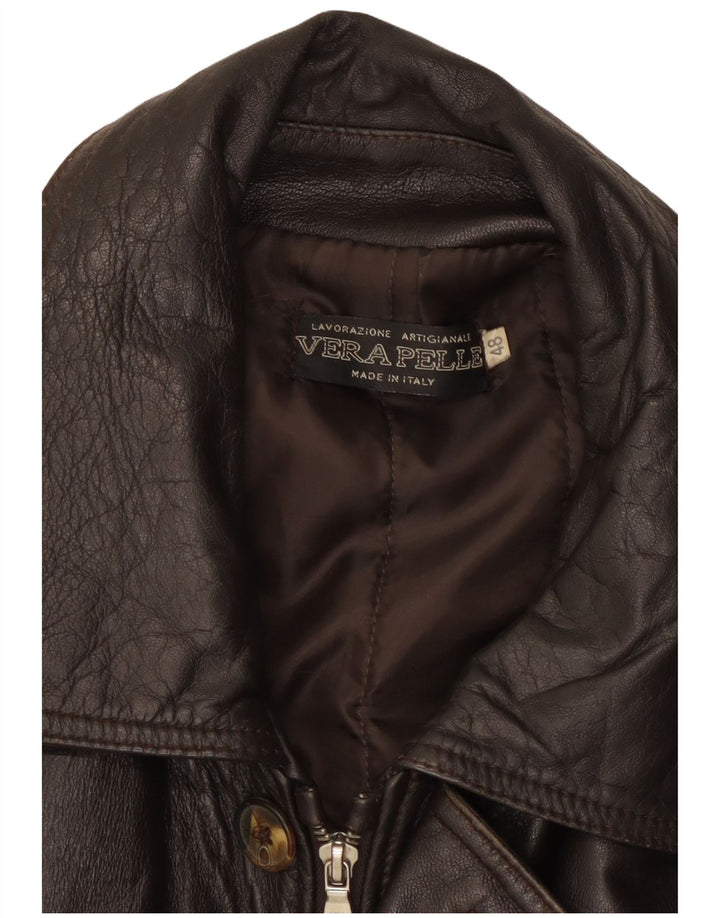 Lavorazione Artigianale Veste en Cuir Homme IT 48 Cuir Marron Moyen