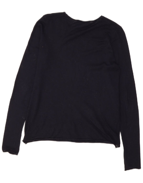 Zara Pull col bateau pour femme UK 12 Bleu marine moyen