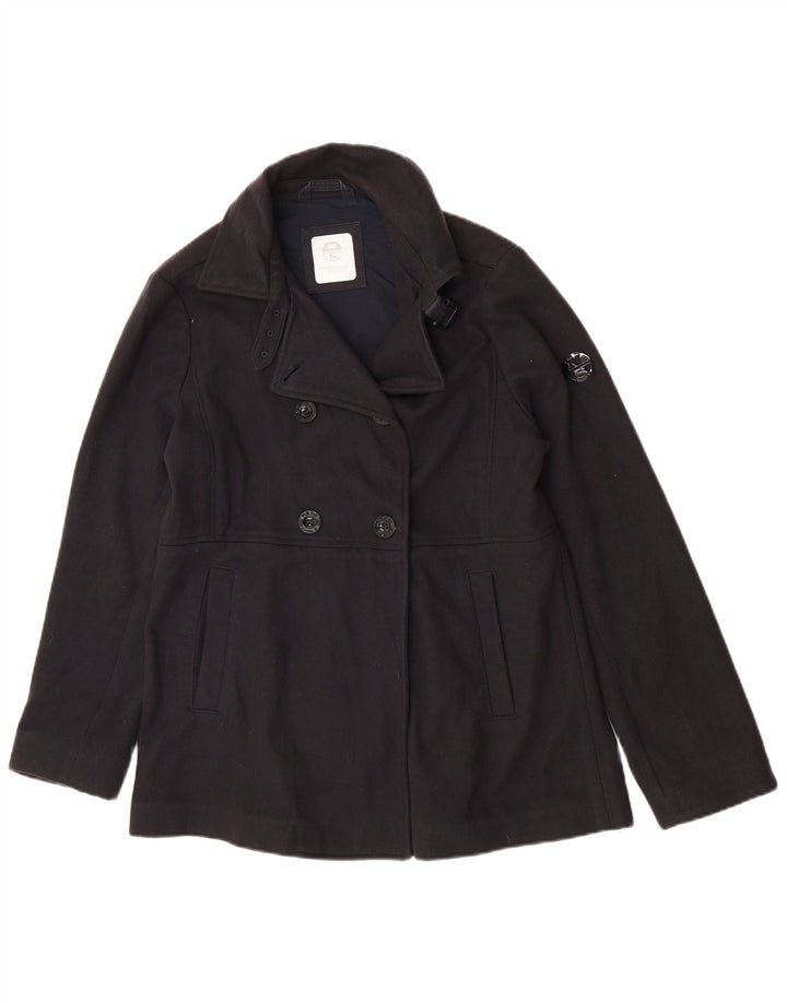 North Sails Caban Femme UK 14 Large Bleu Marine Laine Classique