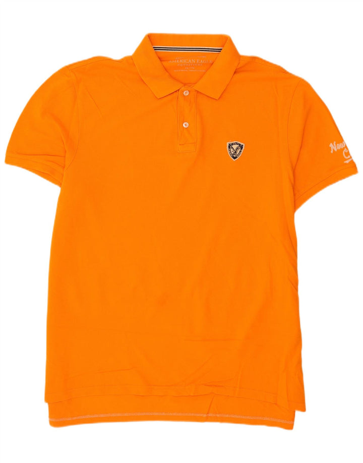 American Eagle Polo Homme 2XL Orange Coton