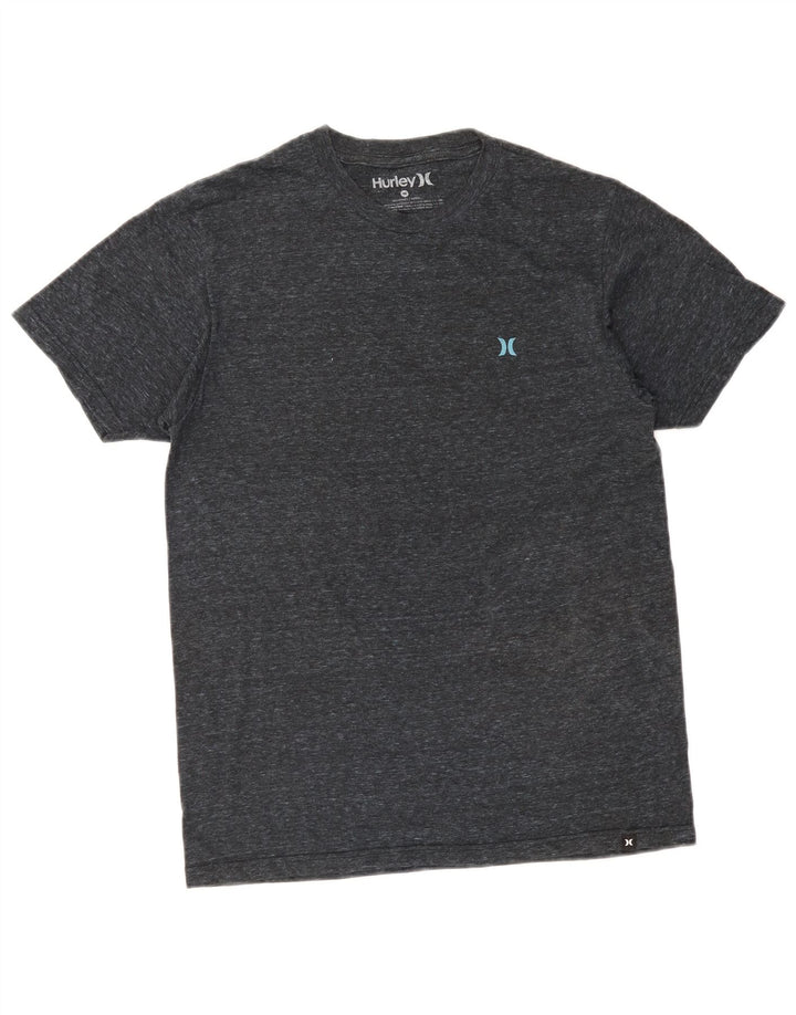 Hurley T-Shirt Graphique Homme Gris Moyen Coton