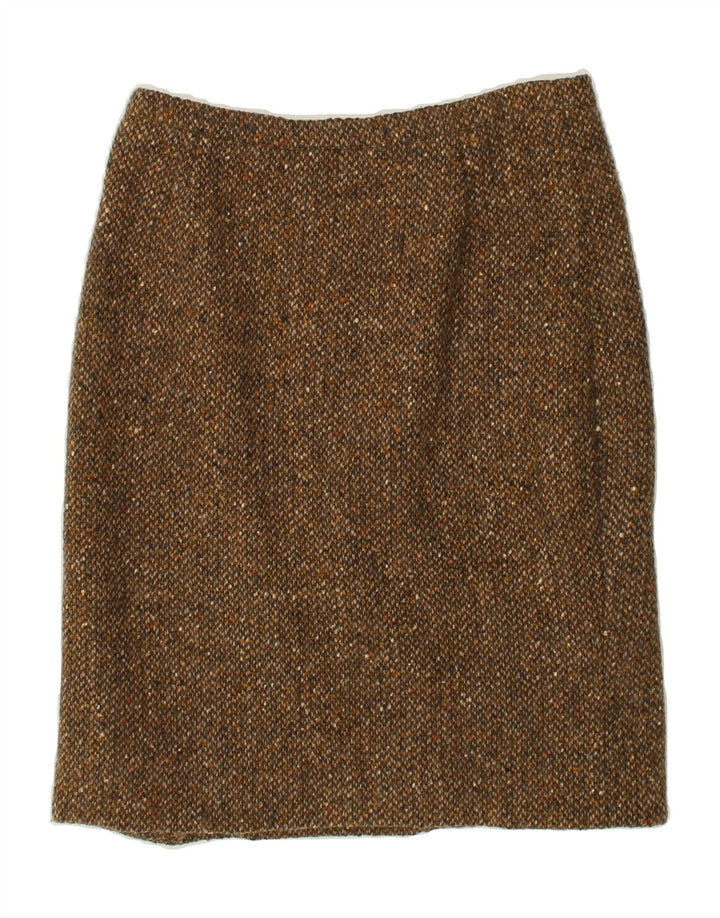 MARINA RINALDI Womens Wrap Skirt Size 21 Medium W30 Brown Flecked Vintage Marina Rinaldi and Second-Hand Marina Rinaldi from Messina Hembry 