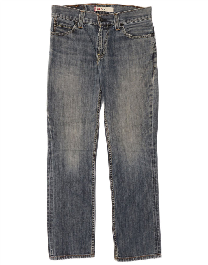 Levi's Mens 511 Slim Jeans W33 L34 Bleu
