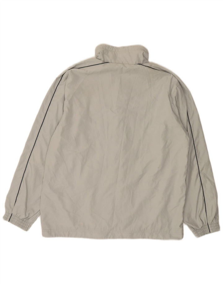 Champion Veste de Survêtement Homme Gris Moyen Polyester