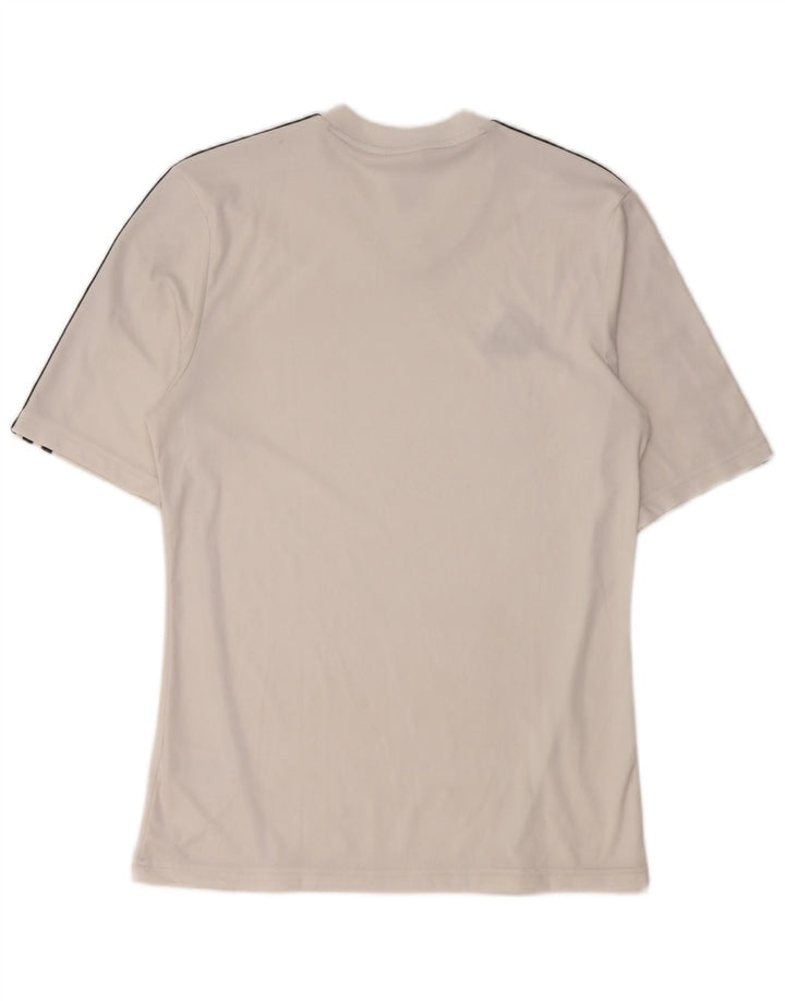 Adidas Hommes Climalite T-Shirt Haut Petit Blanc Polyester