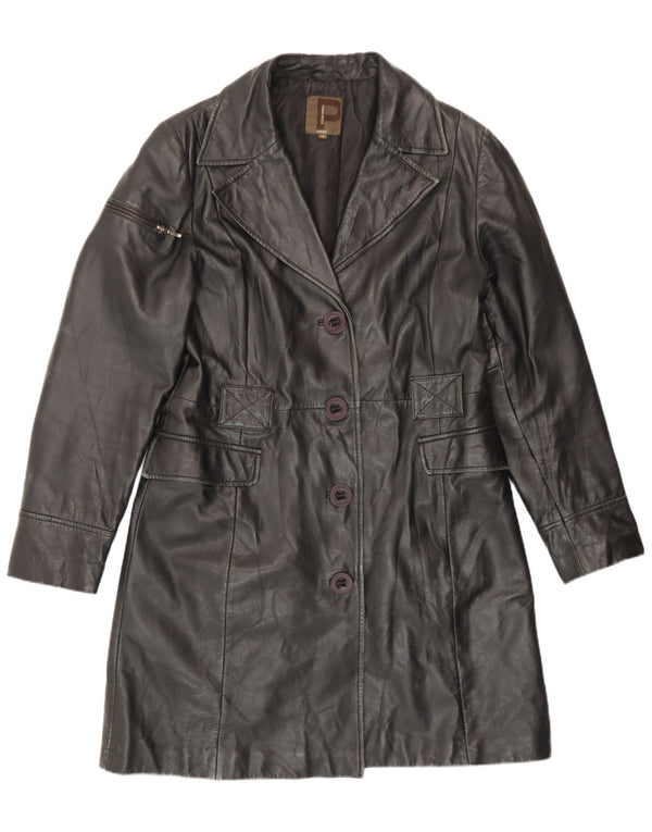 Conbipel Manteau en Cuir Femme IT 48 XL Cuir Noir