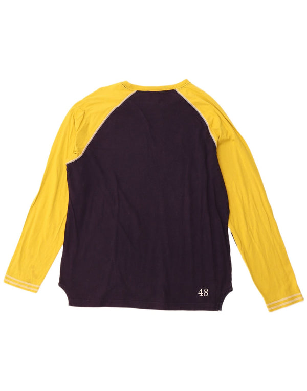 PUMA Haut à manches longues pour homme XL Bleu marine Colourblock Sports