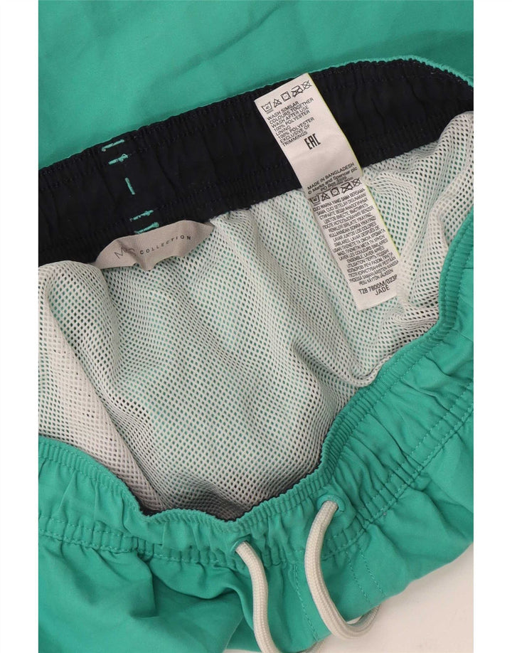 Marks & Spencer Short de Bain Homme Vert Moyen Polyester
