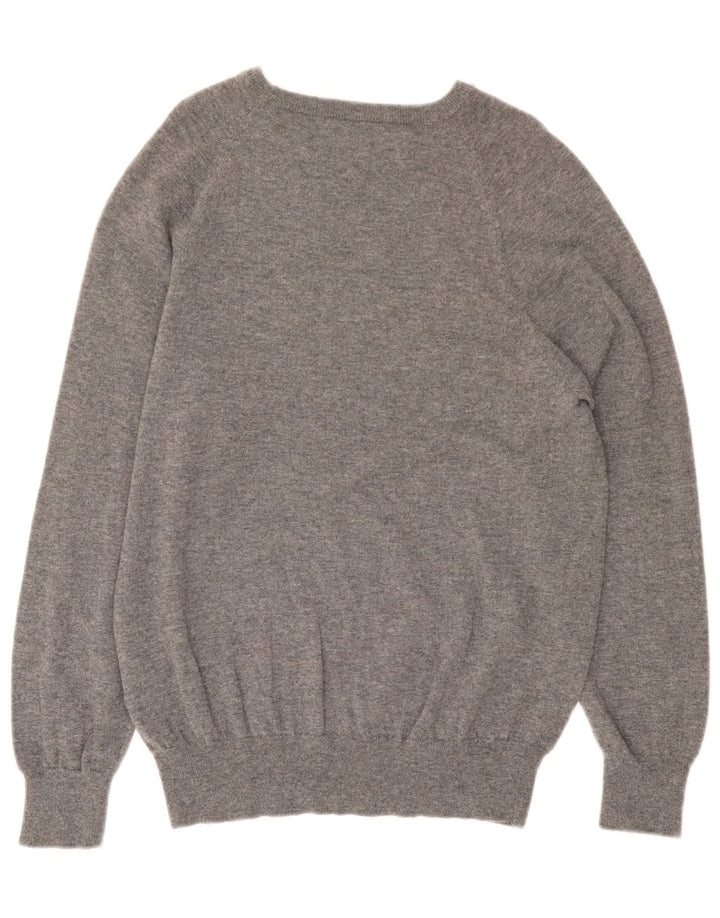 Kappa Pull Col Bateau Homme Gris Moyen Argyle/Diamond Laine