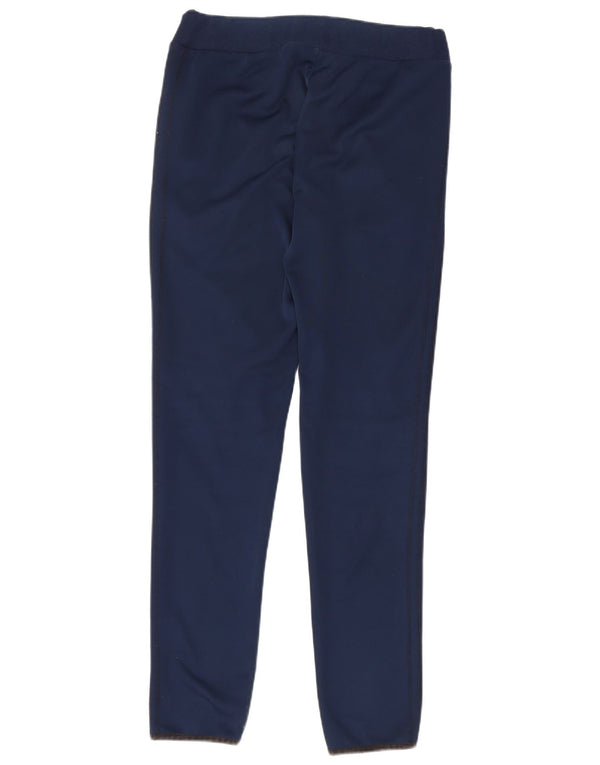 Adidas Pantalon de survêtement pour femme UK 10 Small Bleu marine Polyester