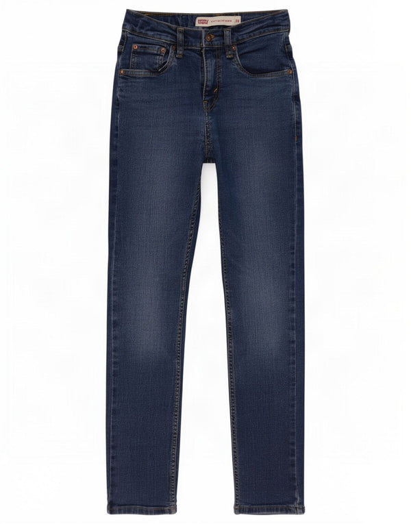 Levi's Garçon 512 Slim Tapered Jeans 11-12 ans W26 L29 Bleu Coton