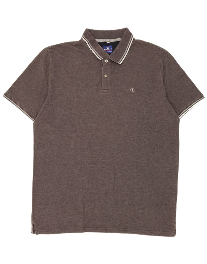 Champion Polo Homme XL Gris Coton
