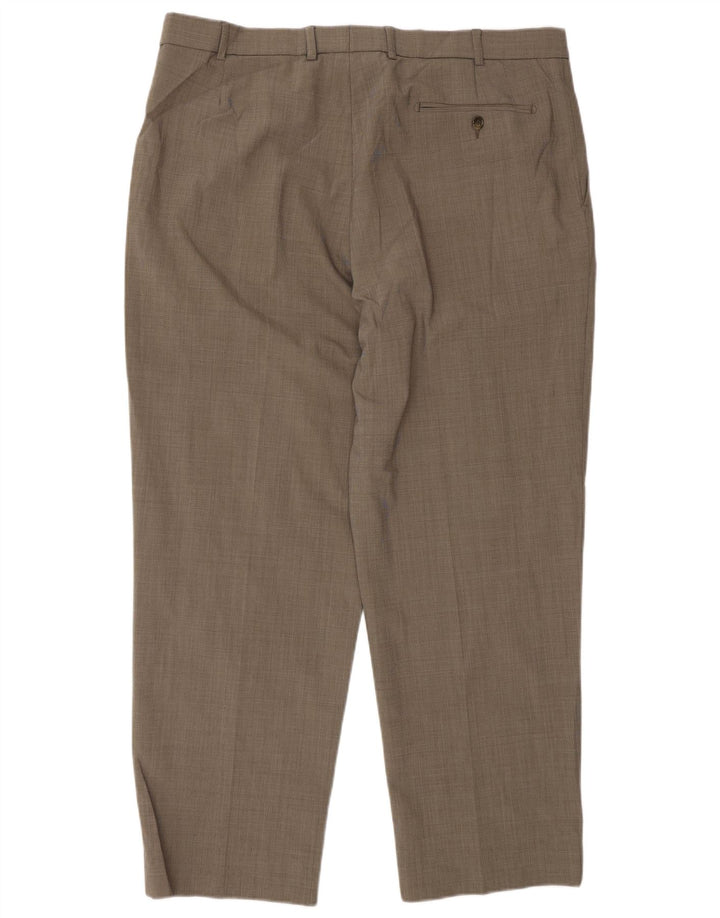 Marks & Spencer Pantalon de costume sur mesure pour homme W38 L29 Gris Polyacrylique