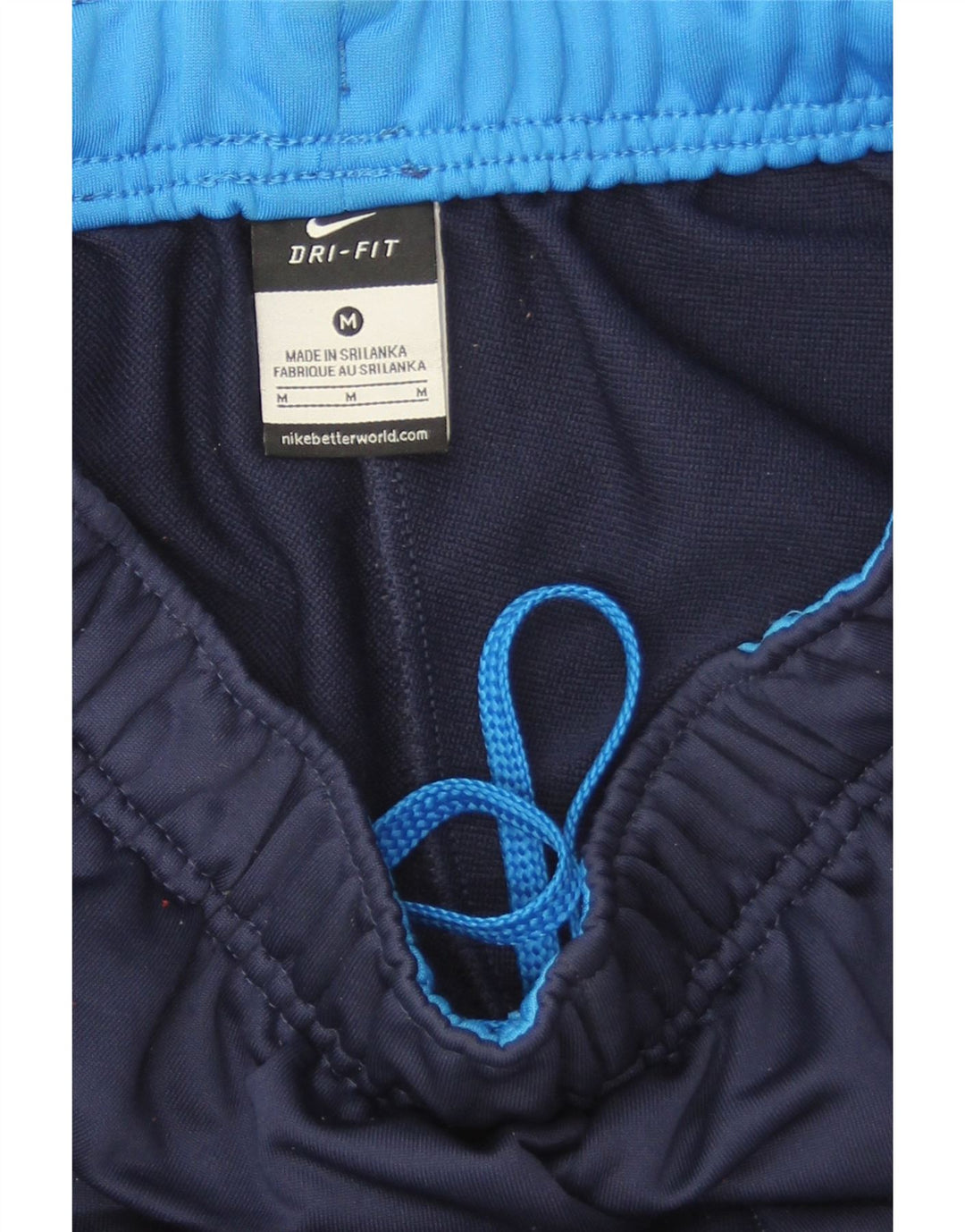 Nike Pantalon de survêtement Dri Fit pour homme Bleu marine moyen Polyester