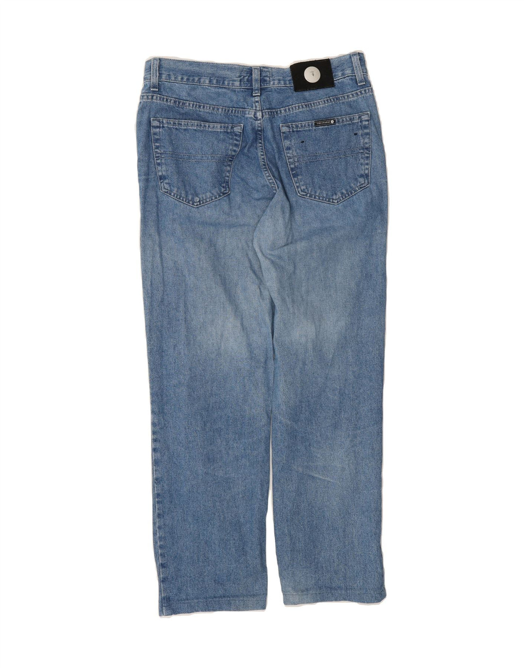 TRUSSARDI Mens Straight Jeans W32 L28 Blue Vintage Trussardi and Second-Hand Trussardi from Messina Hembry 