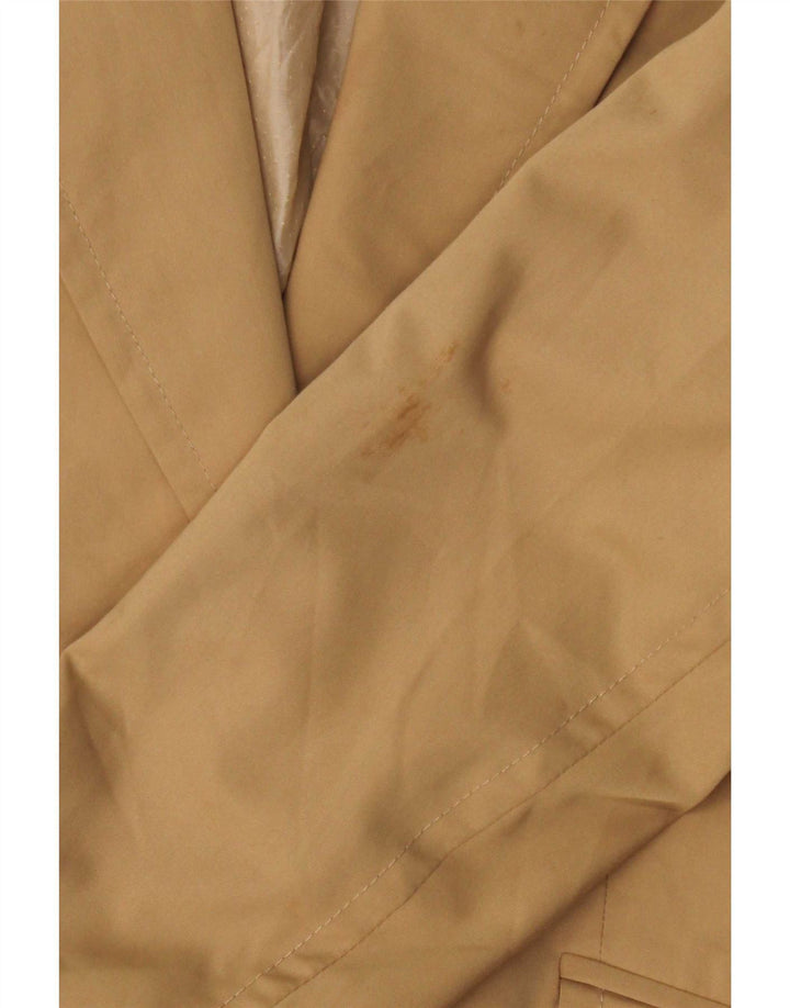 Oasis Veste Blazer 2 Boutons Femme UK 12 Beige Moyen Polyester Classique