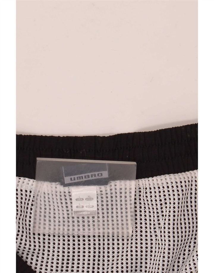 Umbro Short de Sport Large Homme Noir Colourblock