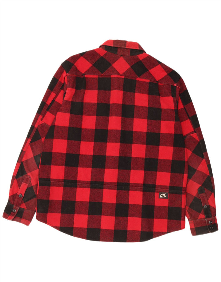 Nike Lumberjack Flannel Chemise XL Rouge Vichy Laine Homme