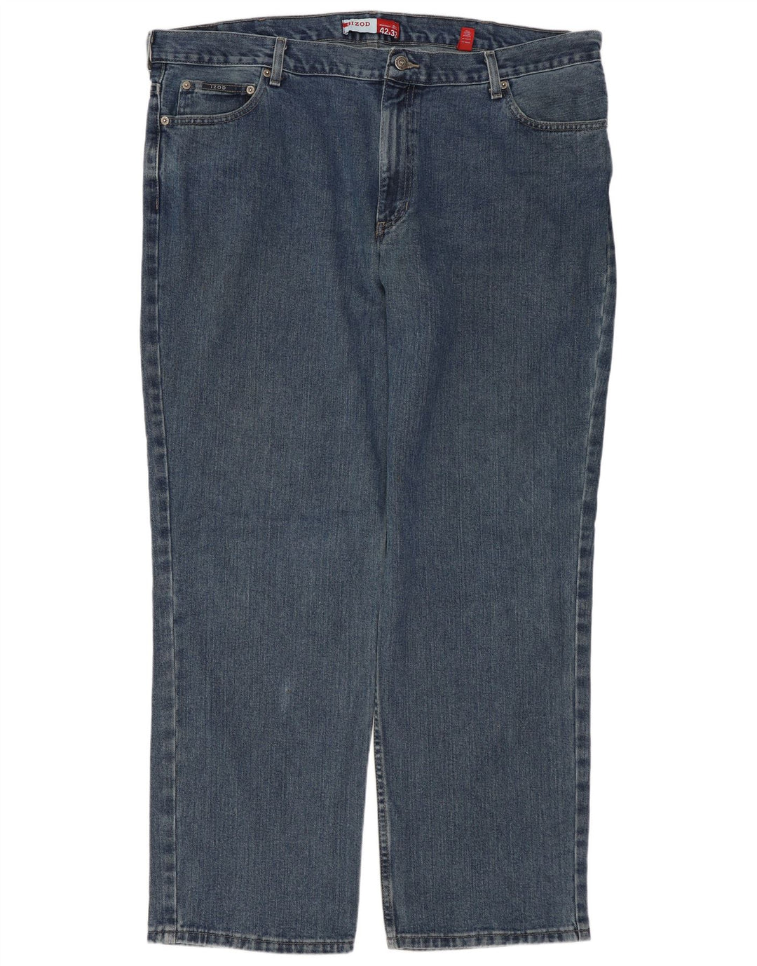 IZOD Jean droit homme W42 L32 bleu coton