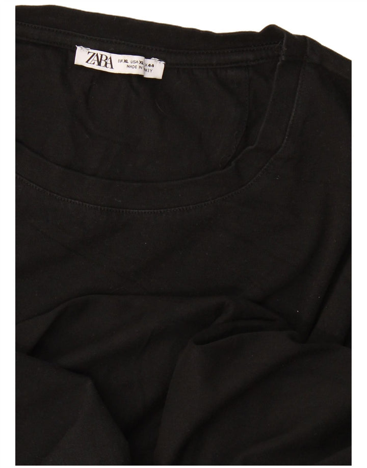 Zara Homme Top Manches Longues XL Noir