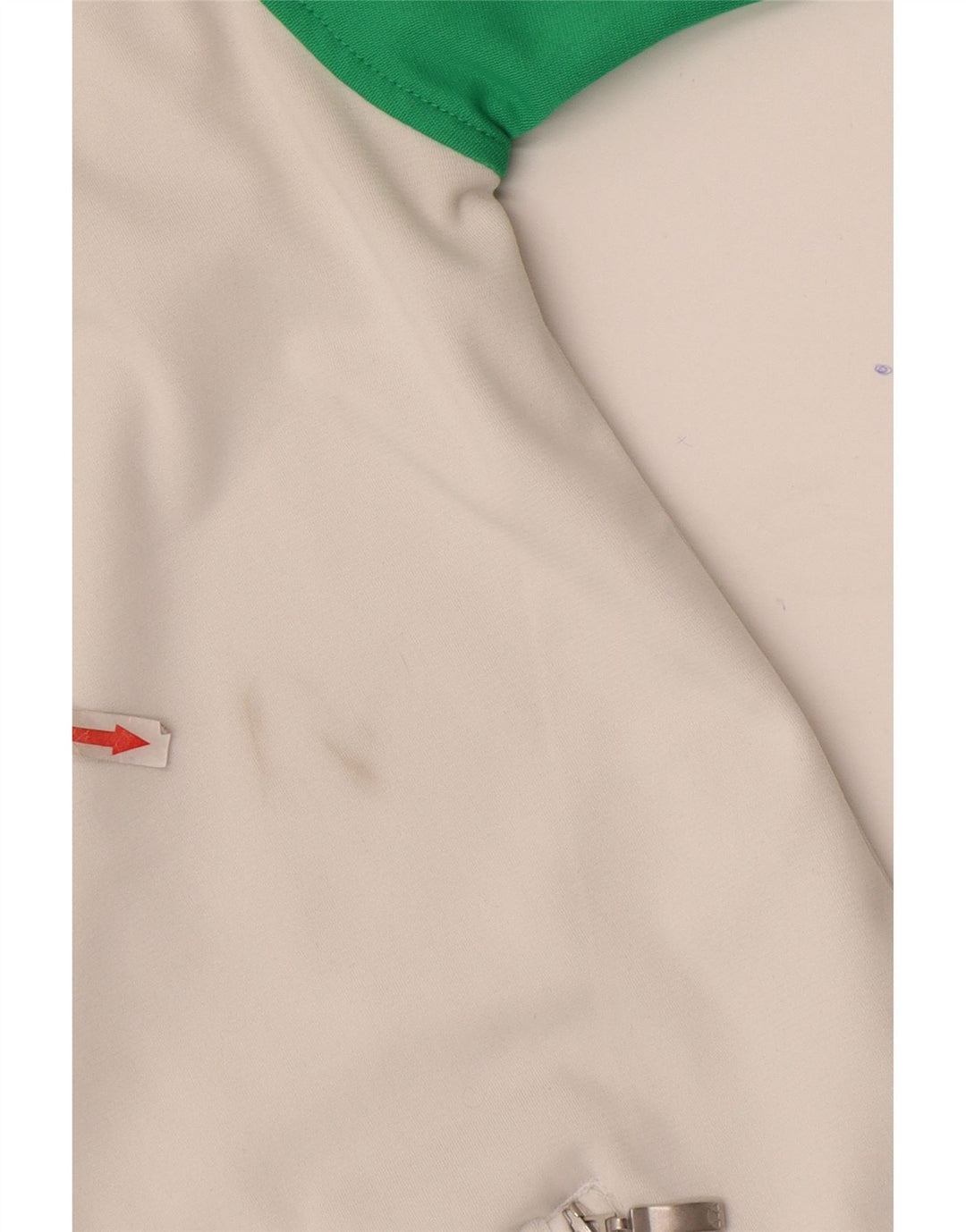 Ellesse Veste de survêtement pour femme UK 20 2XL Blanc Colorblock Polyester
