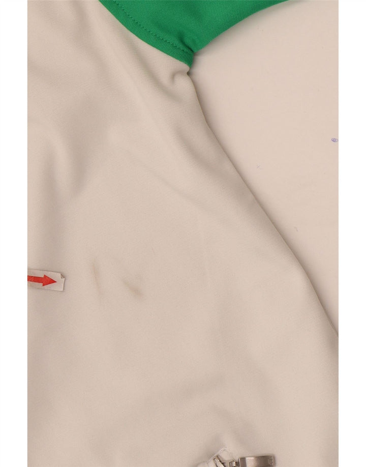 Ellesse Veste de survêtement pour femme UK 20 2XL Blanc Colorblock Polyester