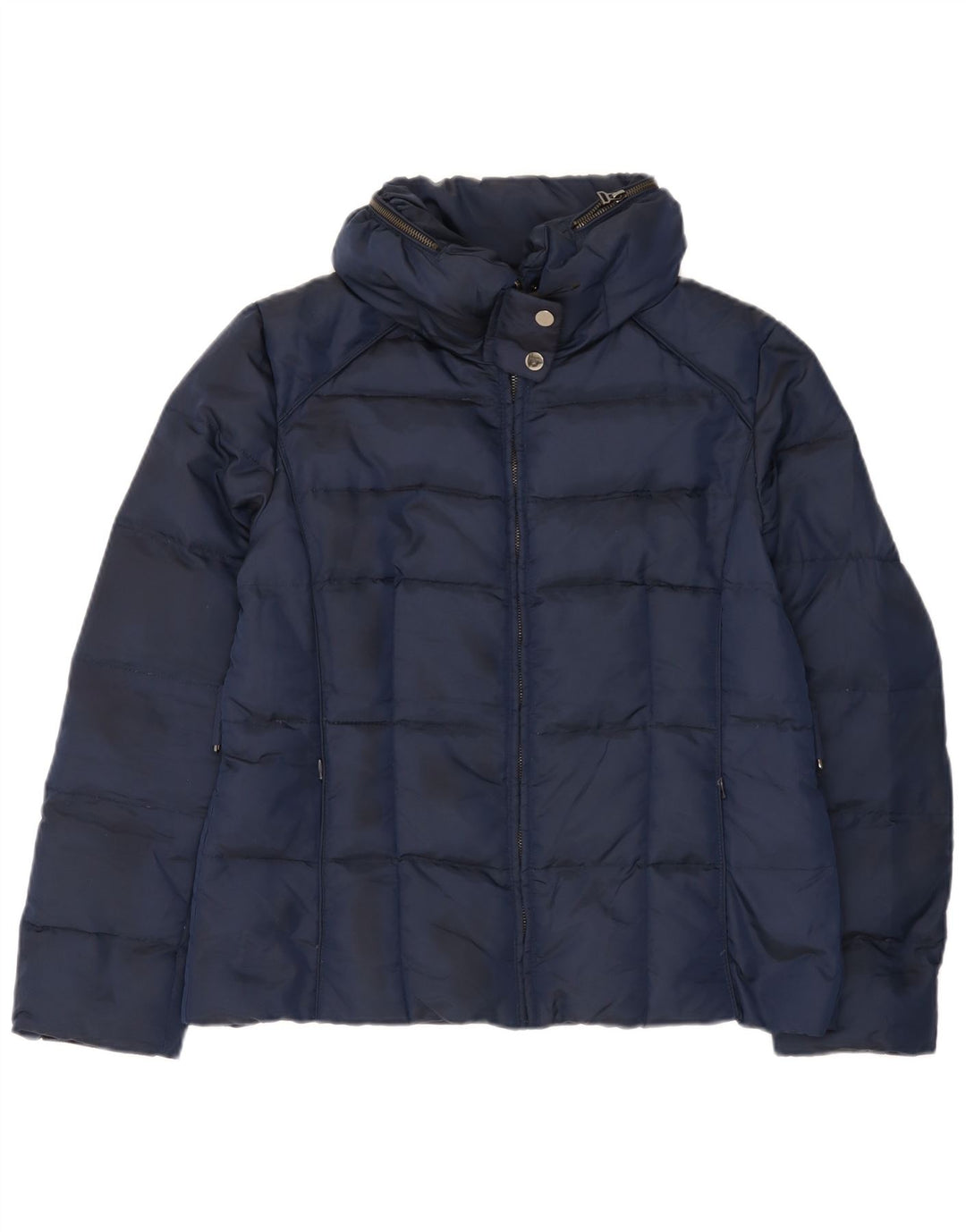 Zara Veste matelassée pour femme UK 18 XL Nylon bleu marine