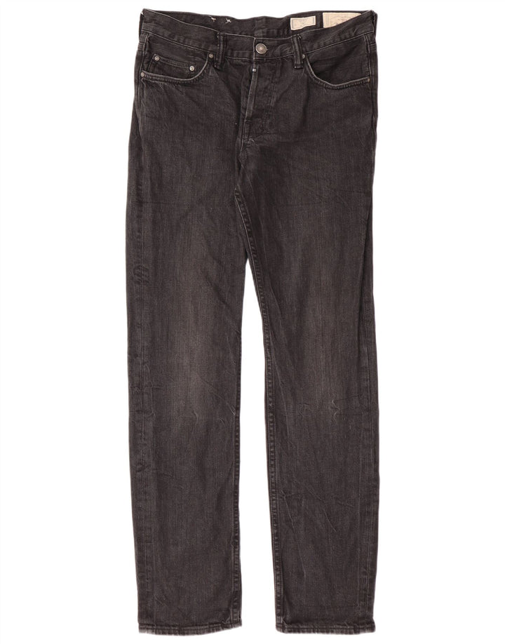 ALL SAINTS Jean Slim Iggy W32 L32 Homme Gris Coton