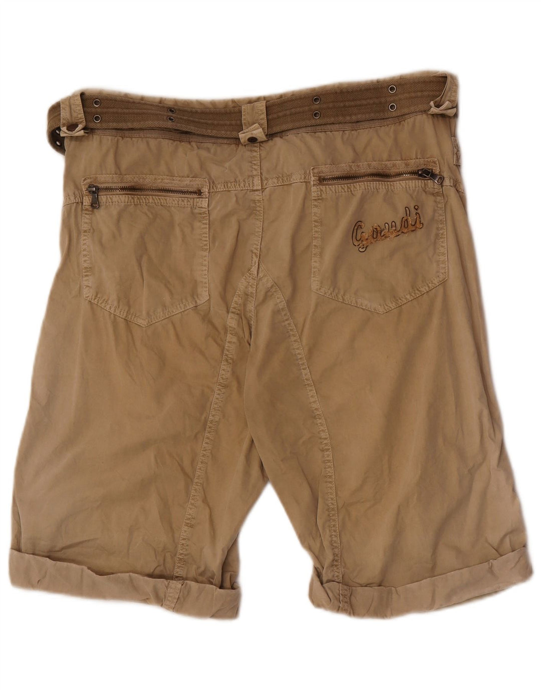 Gaudi Short Cargo Homme IT 52 XL W38 Coton Beige