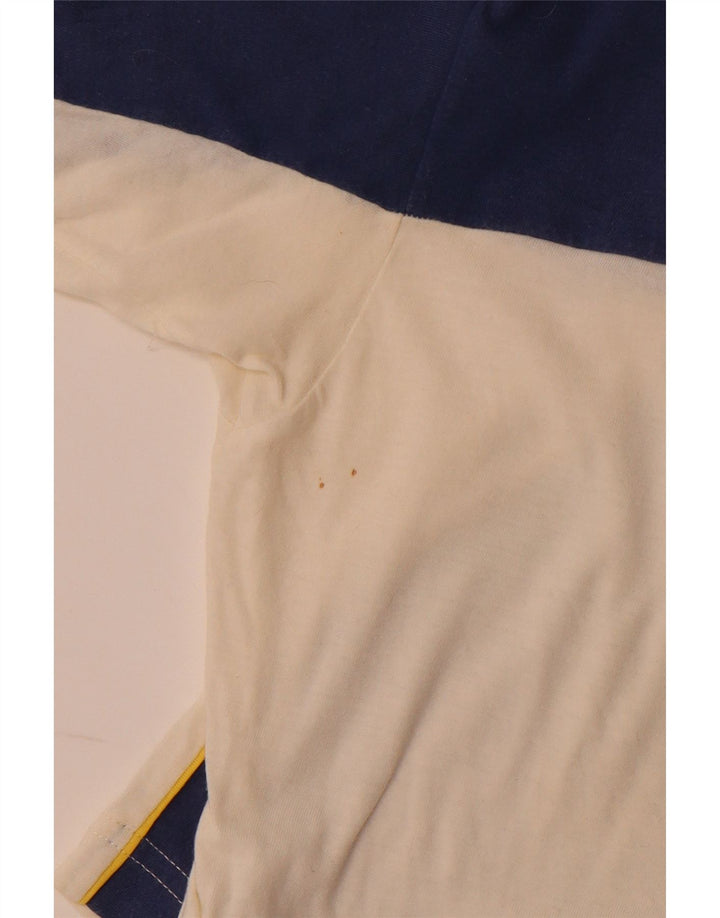 COLMAR T-Shirt Graphique Homme Blanc Colorblock Coton Sports