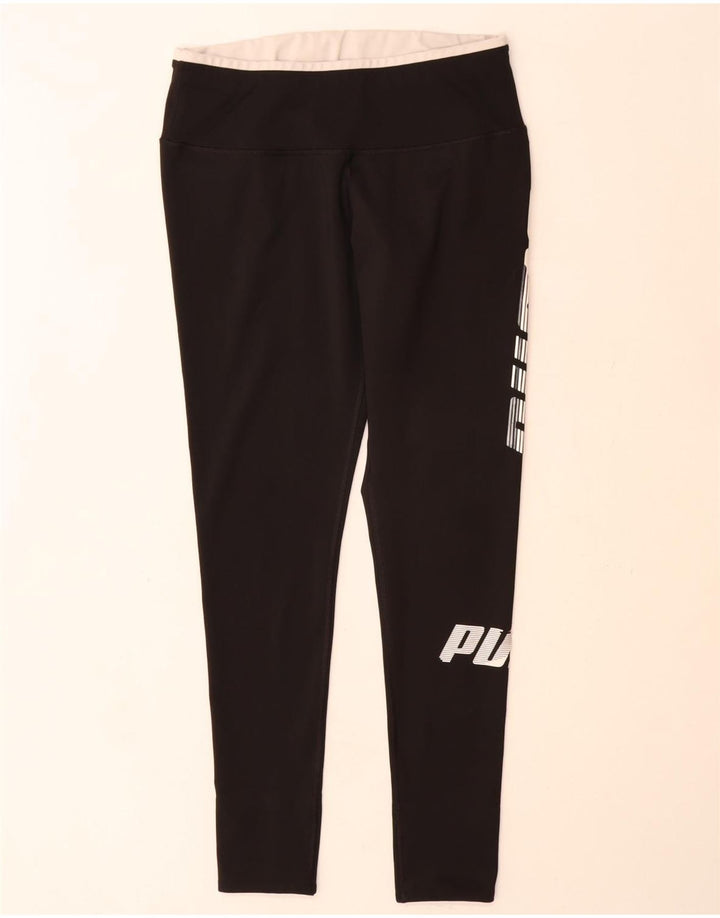 Puma Legging graphique pour femme UK 18 XL Noir Polyester