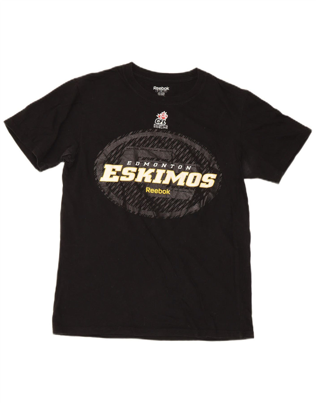 Reebok T-Shirt Regular Graphic Homme Petit Noir Coton