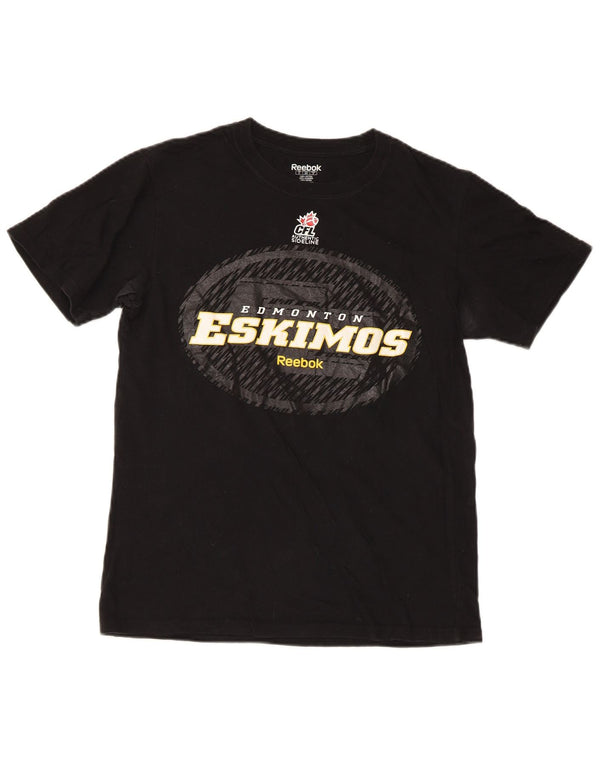 Reebok T-Shirt Regular Graphic Homme Petit Noir Coton
