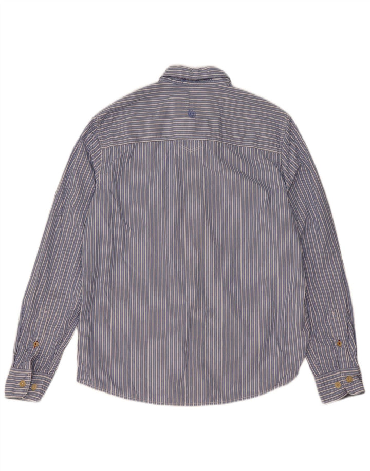 Chemise Homme Fat Face Coton Rayé Bleu Moyen
