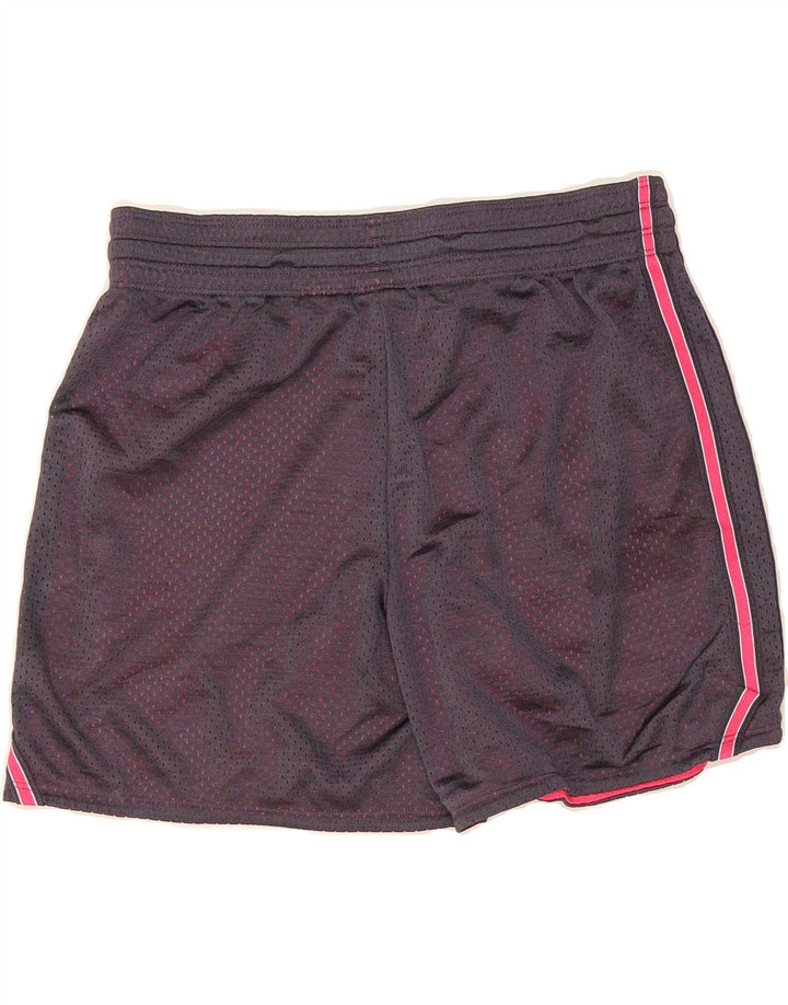 NIKE Womens Dri Fit Sport Shorts UK 10 Small Navy Blue Polyester Vintage Nike and Second-Hand Nike from Messina Hembry 