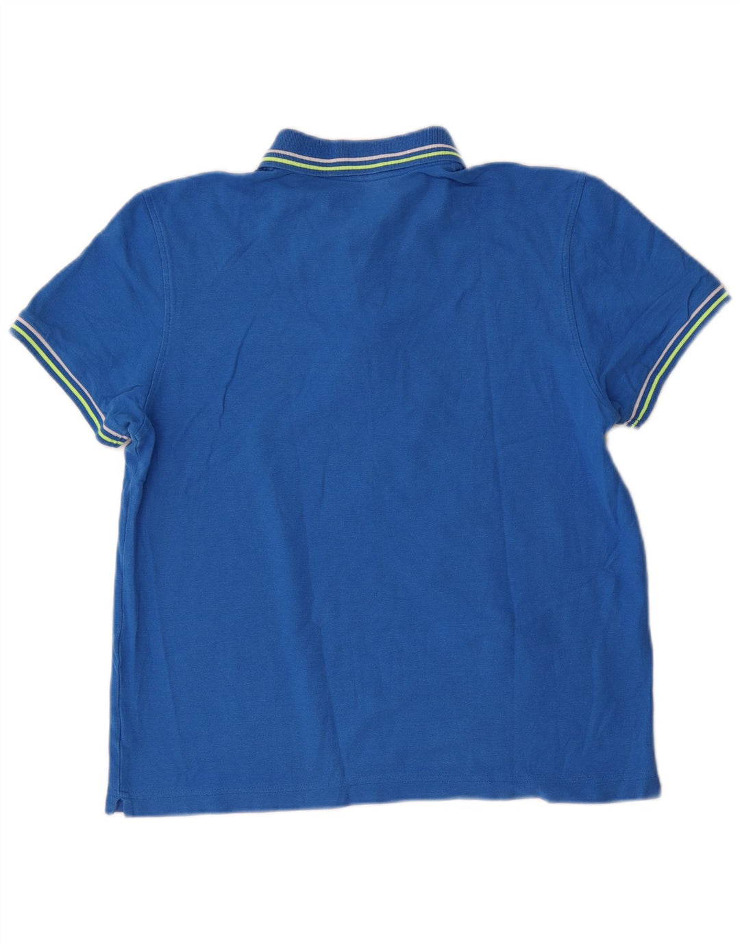 Lotto Polo Homme Petit Bleu Rayé Coton