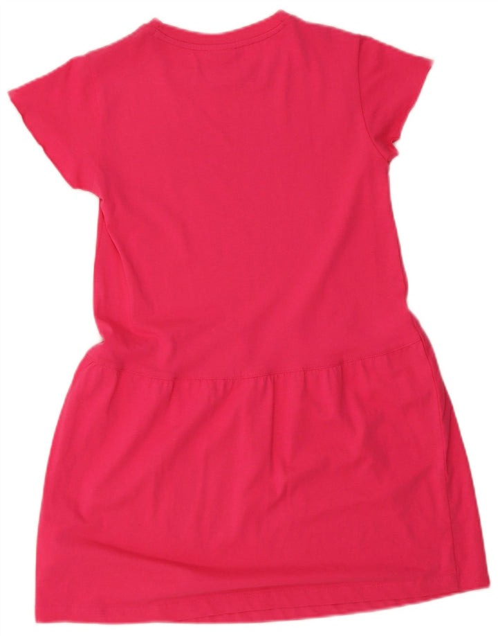 Champion Robe Graphique Basique Fille 9-10 Ans Coton Rose Moyen